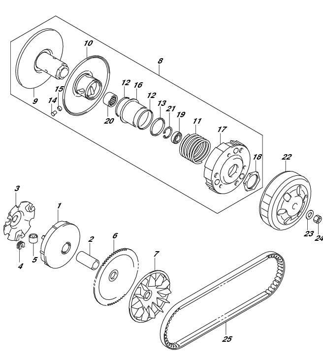 Biar Tarikan joss, Begini Cara Mudah Merawat CVT Motor Matic Suzuki Address