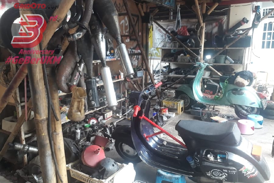 Siap Gaspol Harian Sampai Turing, Segini Biaya  Restorasi Mesin Vespa 2-Tak
