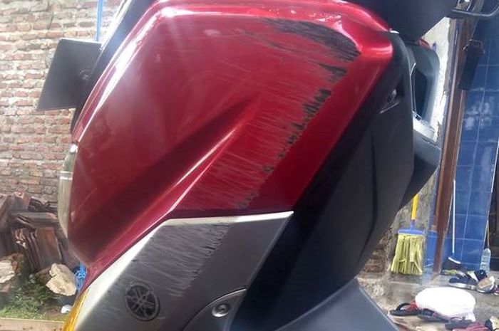 Ternyata Bodi Yamaha NMAX Lecet-lecet Mending Ganti Baru