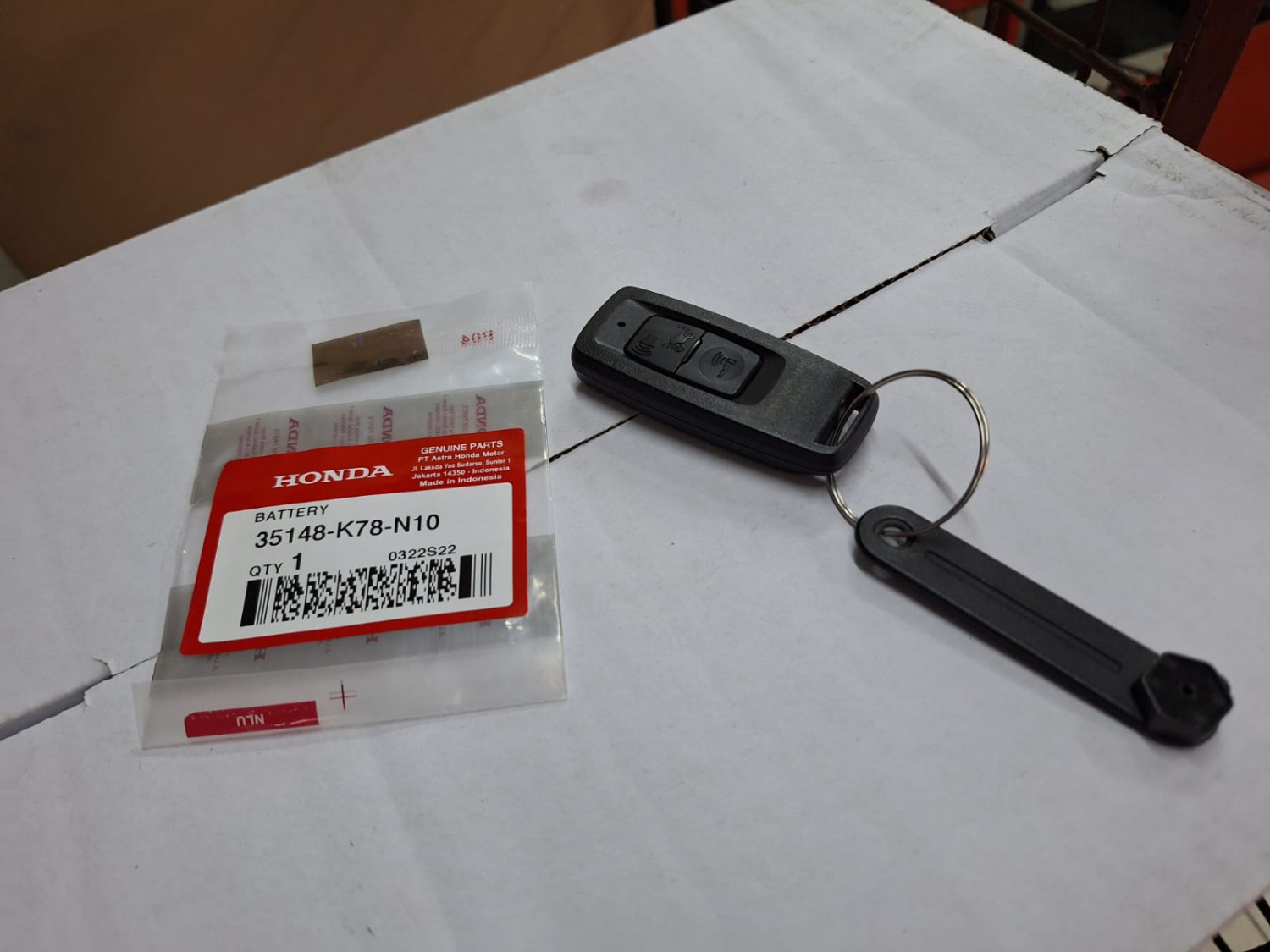 Honda, Baterai Remote Keyless Motor Matic Honda Bisa Dibeli di Minimarket, Ini Kodenya