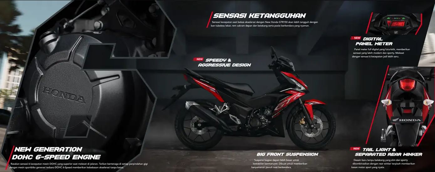 Pilihan Motor Bebek Super Bergaya Sporty, Cek Harga Honda Supra GTR 150 April 2026
