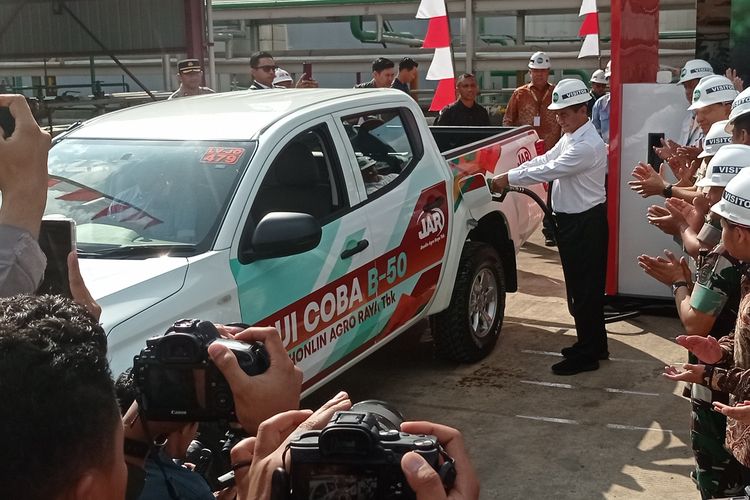 Prabowo Busung Dada di Depan Pebisnis Jepang, Yakin Tahun Ini Solar B50 Tercapai