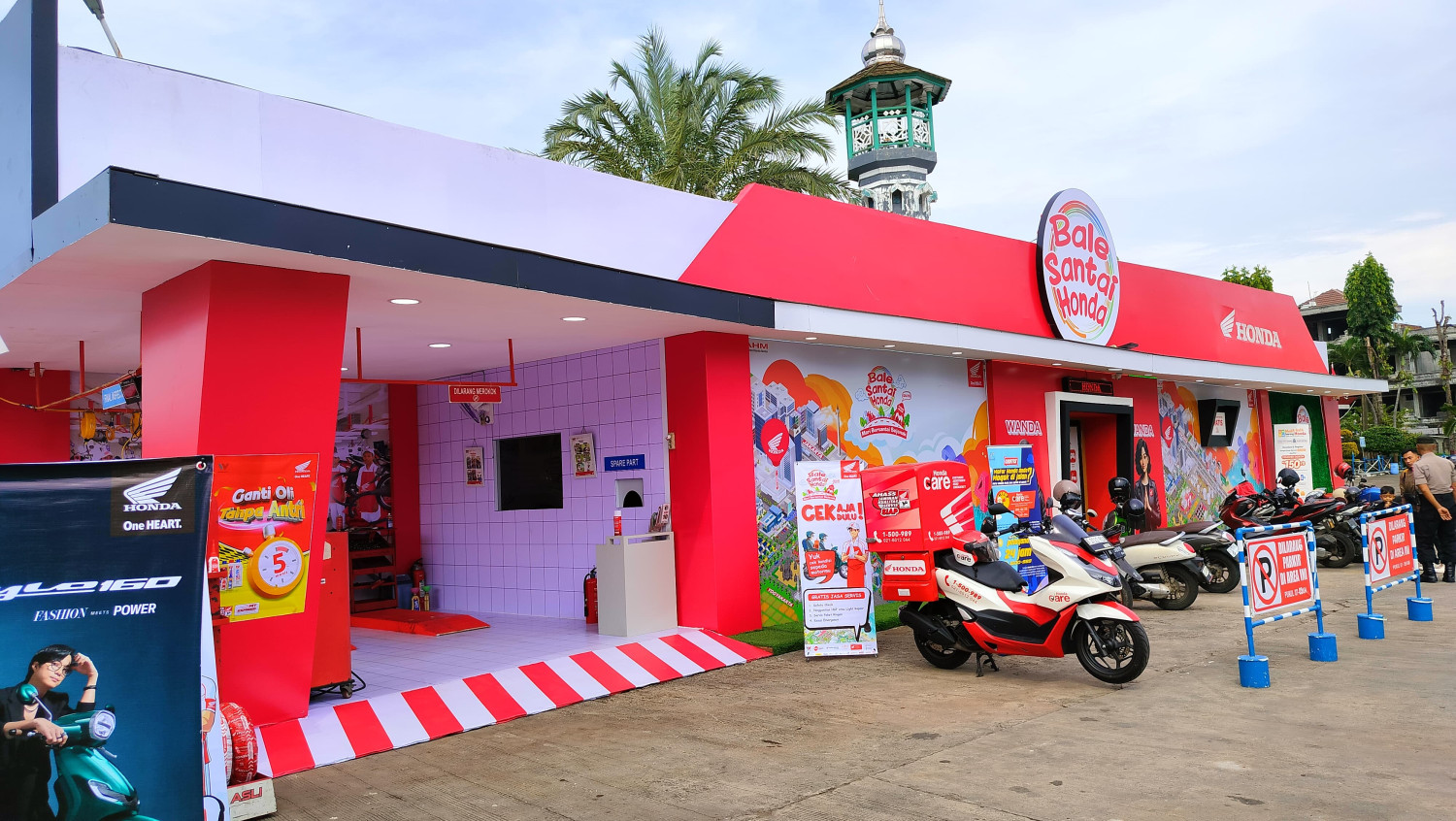 Honda, Mudik Jadi Nyaman, Wahana Hadirkan Bale Santai Honda 2026  di SPBU Kawidaran