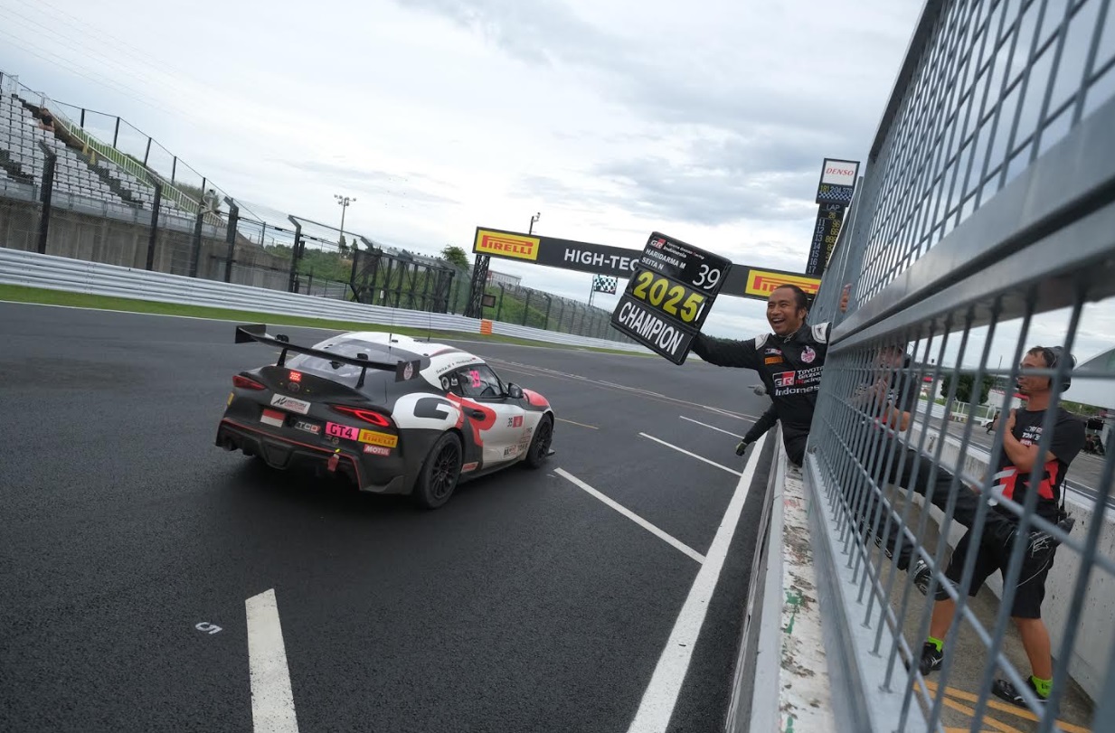 Toyota, Pembalap TOYOTA GAZOO Racing Indonesia Raih Juara di GT World Challenge Asia Japan Cup 2025