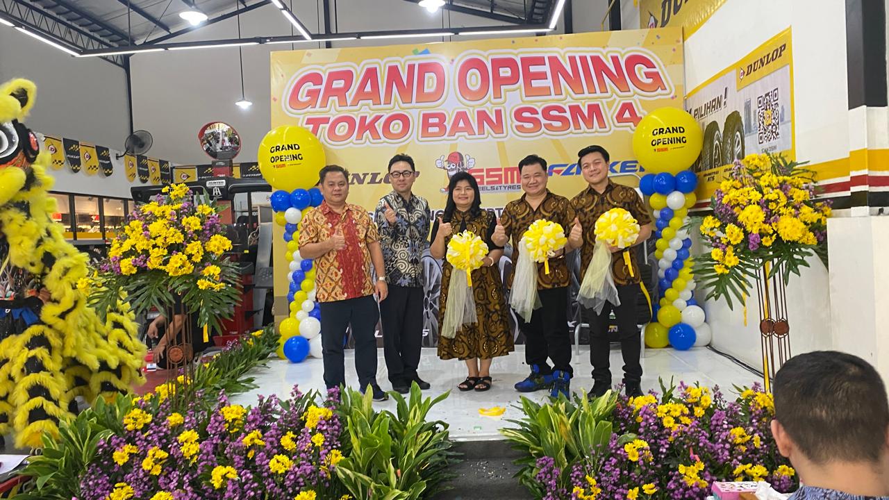 Dunlop Shop SSM 4 Kembali Lahir di Semarang, Sedia Ban Sampai Pelek Mobil