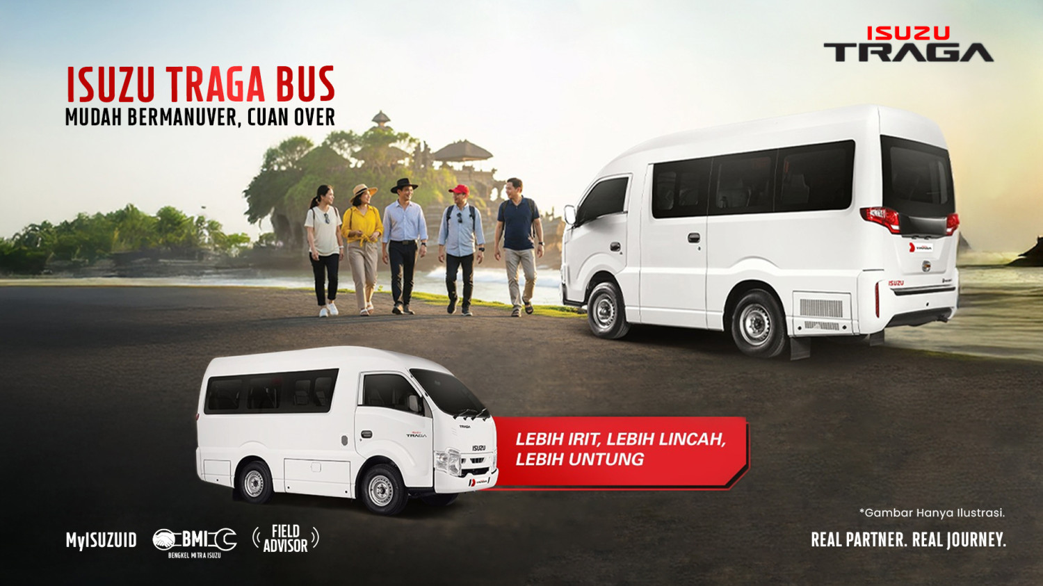 Isuzu Rilis Traga Bus , Pasar Travel, Ambulans Hingga Pariwisata Jadi Target