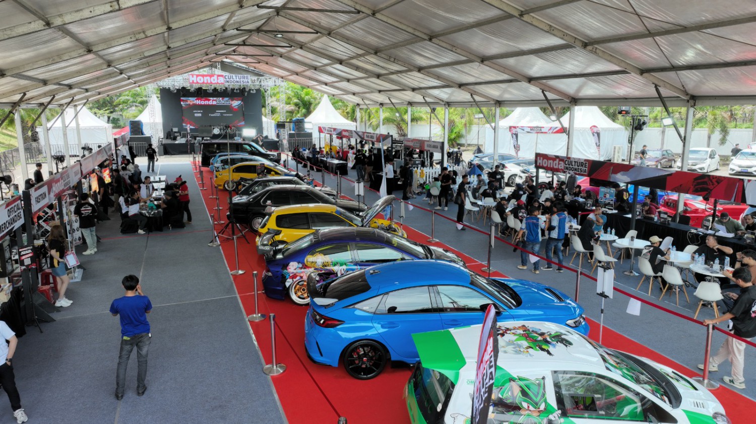 Honda Culture Indonesia Vol.2 Dimulai Serentak di Sumatera &amp; Jawa, Ratusan Mobil Mejeng di Jalanan