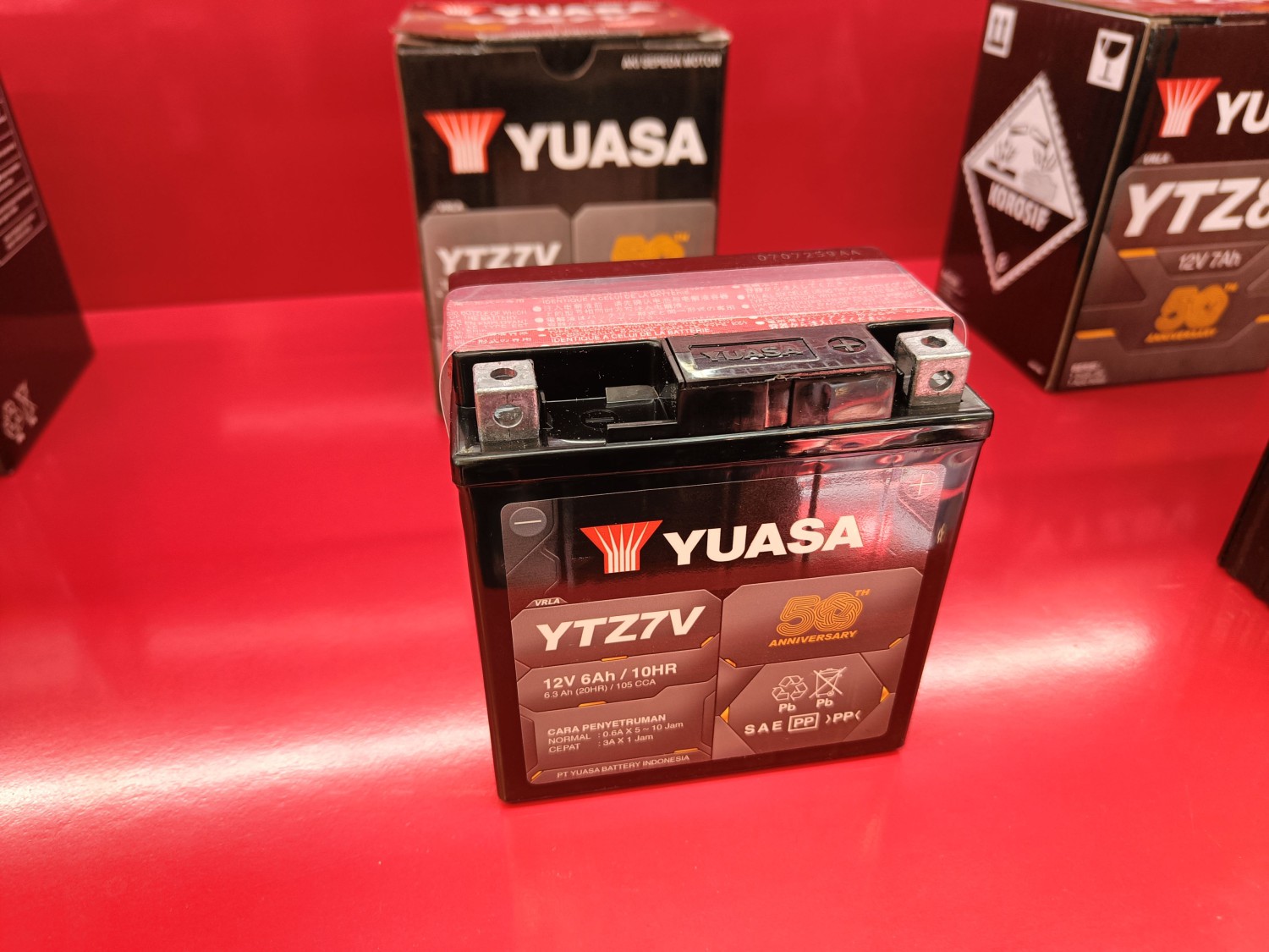 Aki Motor Yuasa Hadir di IMOS 2025, Pakai Kemasan Baru Nih