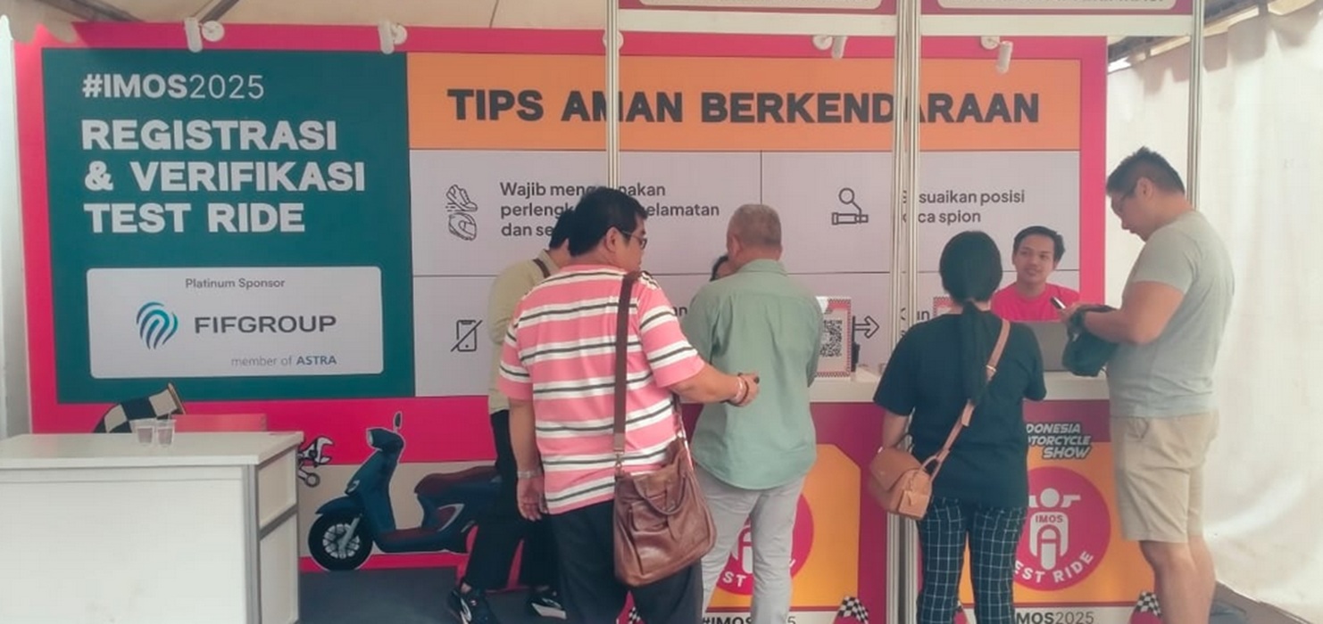 Begini Cara Test Ride Motor Baru di IMOS 2025, Siapkan HP dan SIM