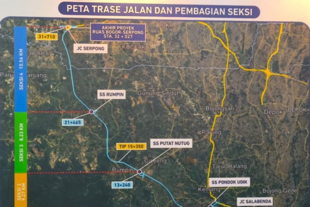 Tol Serpong-Bogor Via Parung Senilai Rp 12,35 Triliun Dimatangkan, Tangerang-Bogor Cuma 45 Menit