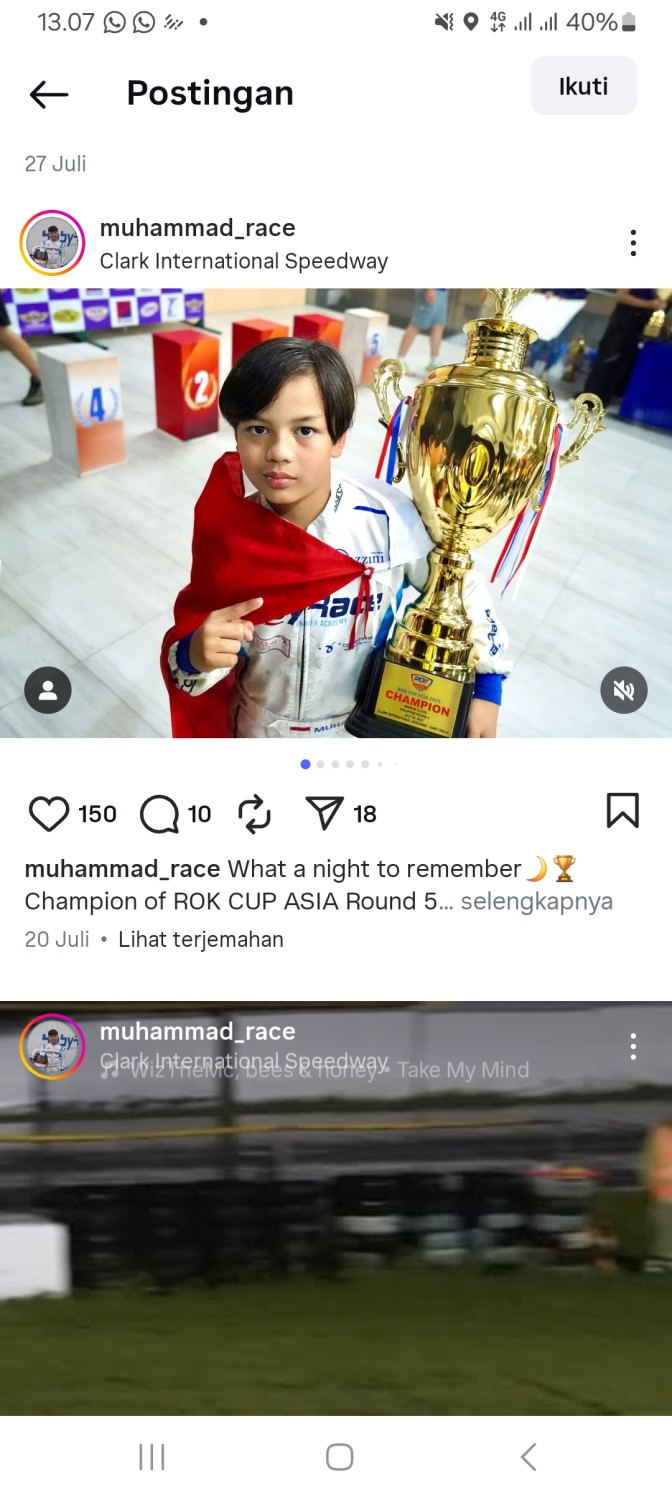 Cita Buana Jadi Sumber Semangat, Dukung Muhammad Fadhl Abbas Gaspol di Italia