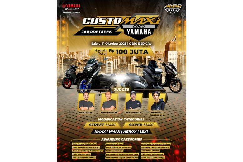 Modifikator Jabodetabek Bersiap, CustoMAXi  2025 Segera Hadir Di BSD City
