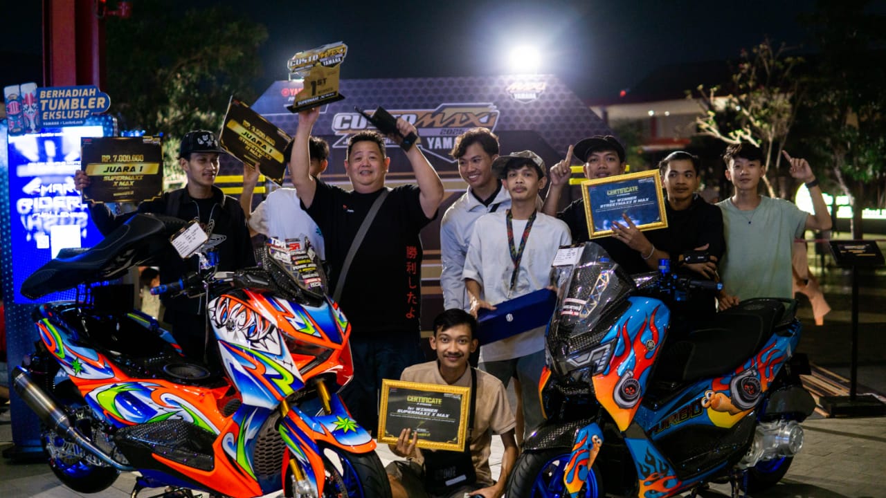 Kontes CustoMAXI Yamaha Jabodetabek 2025 Menurut Juri Unik dan Menarik, Ini Daftar Pemenangnya