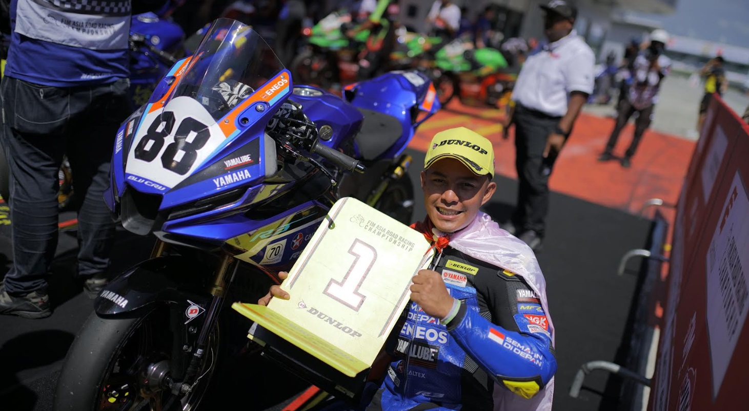 Yamaha, Candra Hermawan Gacor! Dominasi Rookie Yamaha di ARRC Sepang Berbuah Double Podium