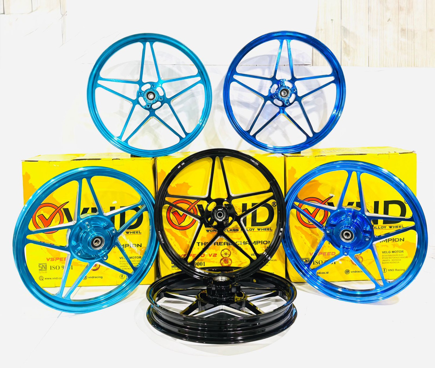 Terinspirasi Kawasaki H2, VND Hadirkan Pelek V Speed Ninja 150R