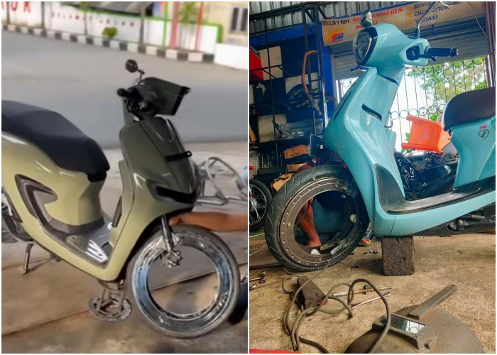 Modifikasi Hubless Ramai Lagi, Filano Hingga Stylo Pakai Pelek Bolong