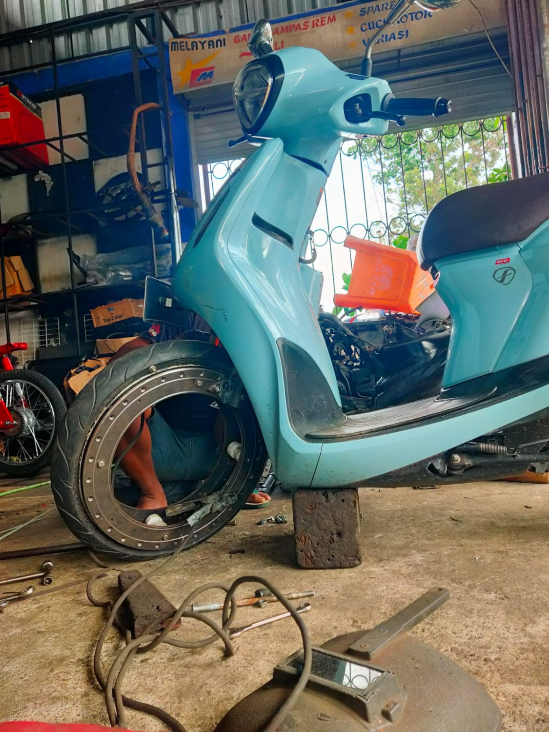 Modifikasi Hubless Ramai Lagi, Filano Hingga Stylo Pakai Pelek Bolong