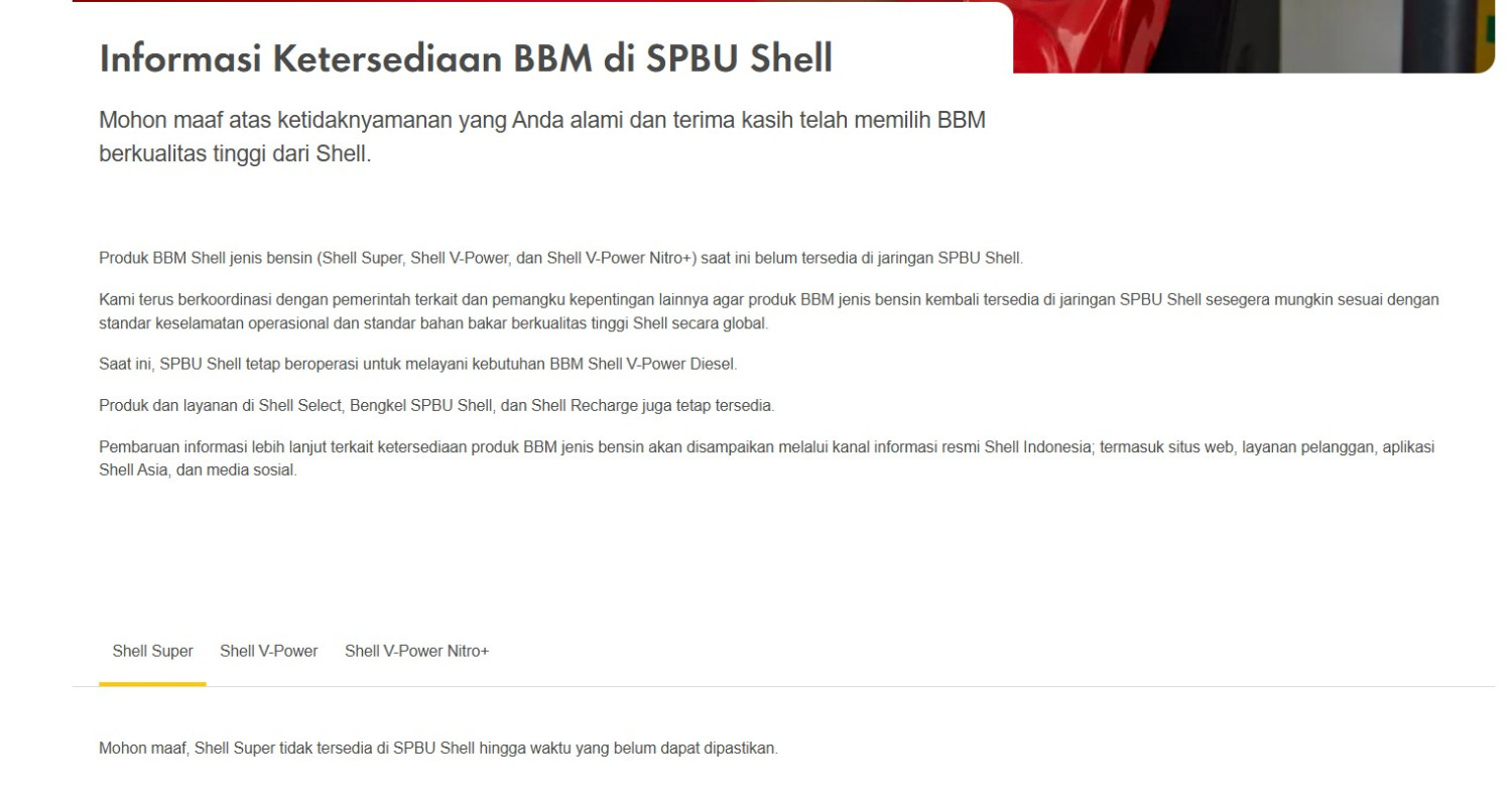 Harga Bensin Swasta Turun, Bagaimana dengan Ketersediaan Stoknya?