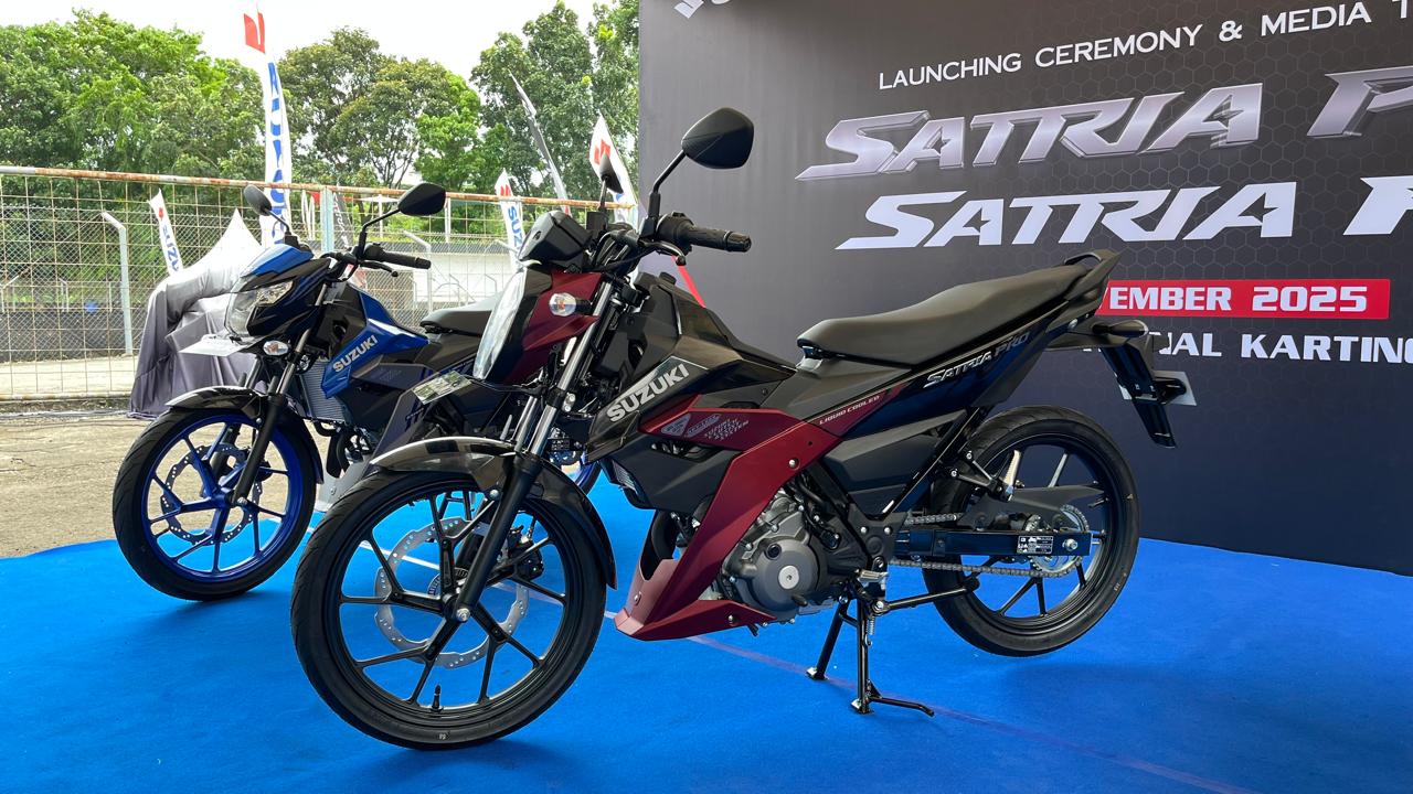 Mirip Moge, Suzuki Satria PRO dan F150 Baru Kini Sudah Pakai SCAS