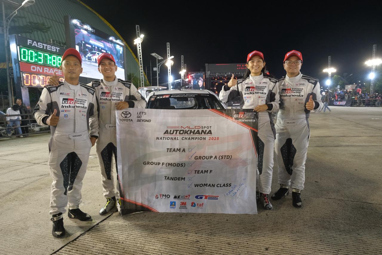Didukung Performa Ban GT Radial, TGRI Sapu Bersih 6 Gelar Juara Nasional Slalom 2025