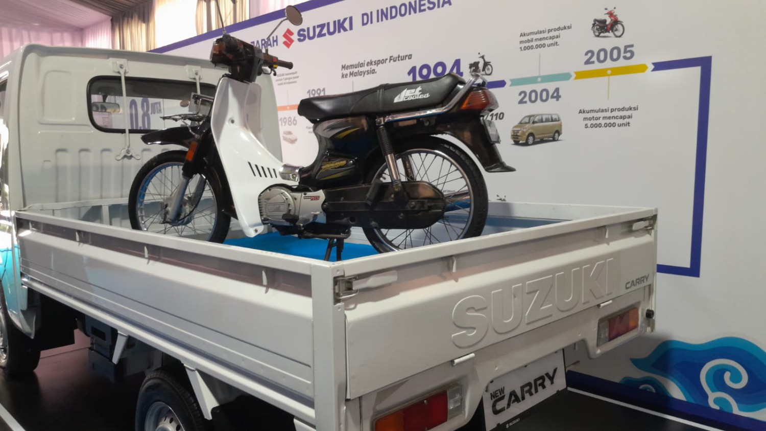 Sejarah Ekspor Suzuki Indonesia, Diawali Carry Futura dan RC100