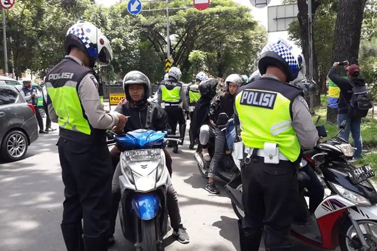 Lokasi Razia Kendaraan Operasi Zebra 2025 di Kota Bandung, Diduga Berada di 20 Titik Ini
