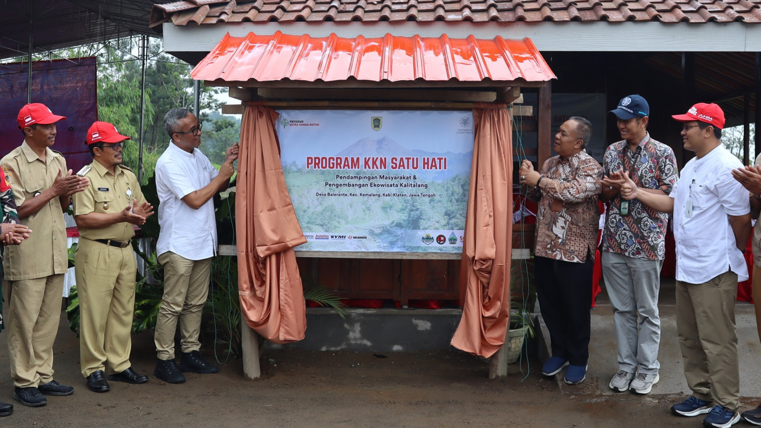 AHM Peduli Merapi, Gandeng UGM Gelar KKN Satu Hati Kembangkan Ekowisata Kalitalang