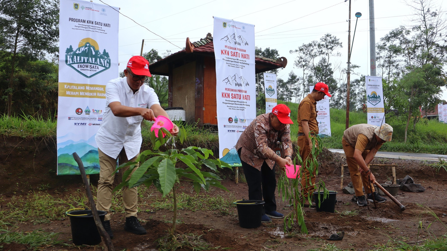 AHM Peduli Merapi, Gandeng UGM Gelar KKN Satu Hati Kembangkan Ekowisata Kalitalang