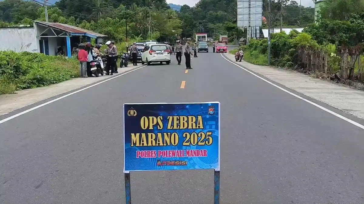Kuat-kuatan, Pemotor di Polewali Mandar Pilih Lakukan Ini saat Ketemu Razia Operasi Zebra 2025
