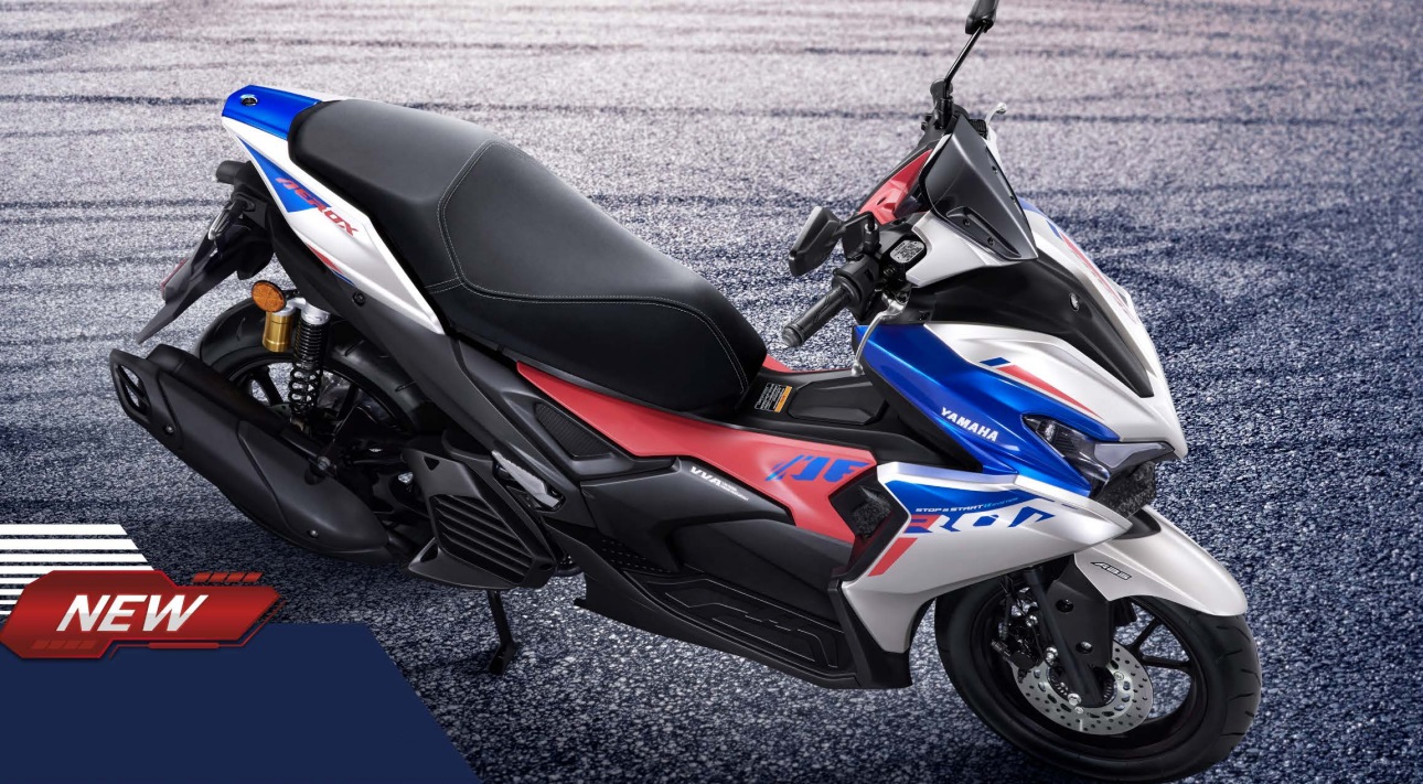 Yamaha, Ngintip Tampilan Yamaha Aerox Alpha Versi Thailand, Warna Ngejreng Pol