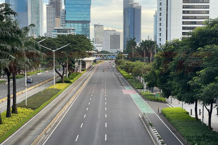 Jakarta Sepi Dari Mobil dan Motor, 2,9 Juta Kendaraan Diprediksi Keluar ke Barat, Timur dan Selatan