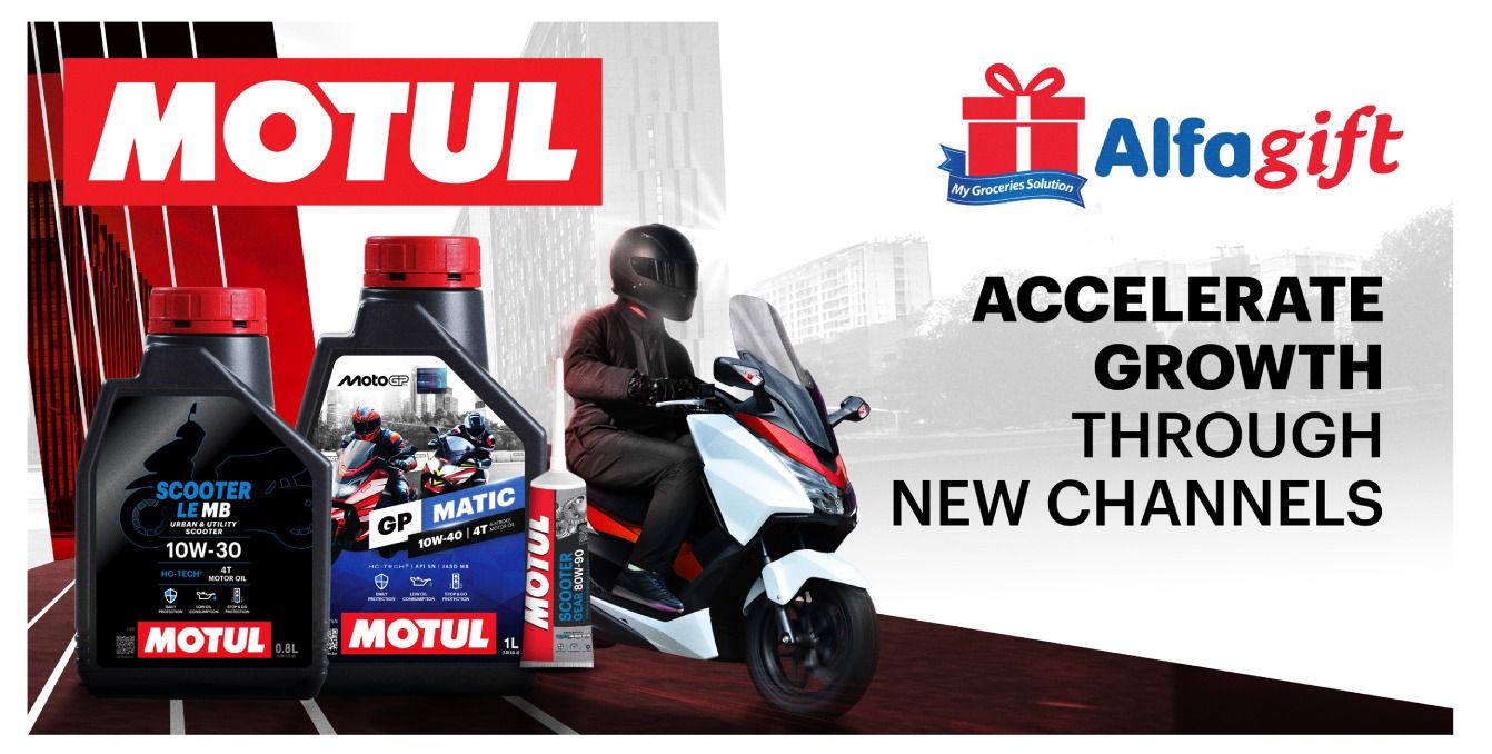 Langkah Besar Motul, Genggam Pasar Ritel Indonesia Lewat Jaringan Alfamart