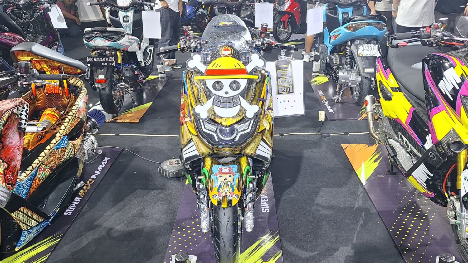Angkat Tema One Piece, Yamaha NMAX Asal Makassar Jadi Juara di Final CustoMAXI 2025