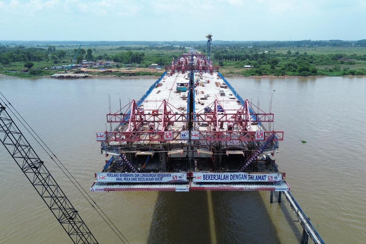 Mengenal Box Balance Cantilever, Metode Tol Palembang-Betung Seberangi Sungai Musi 380 Meter