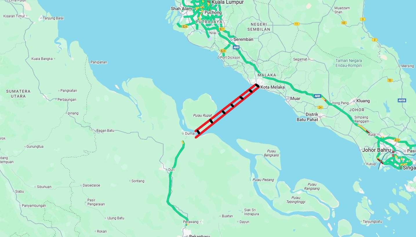 Negara Bagian Melaka Tengah Rencana Bikin Jembatan Menuju Indonesia, RI-Malaysia Cuma 40 Menit