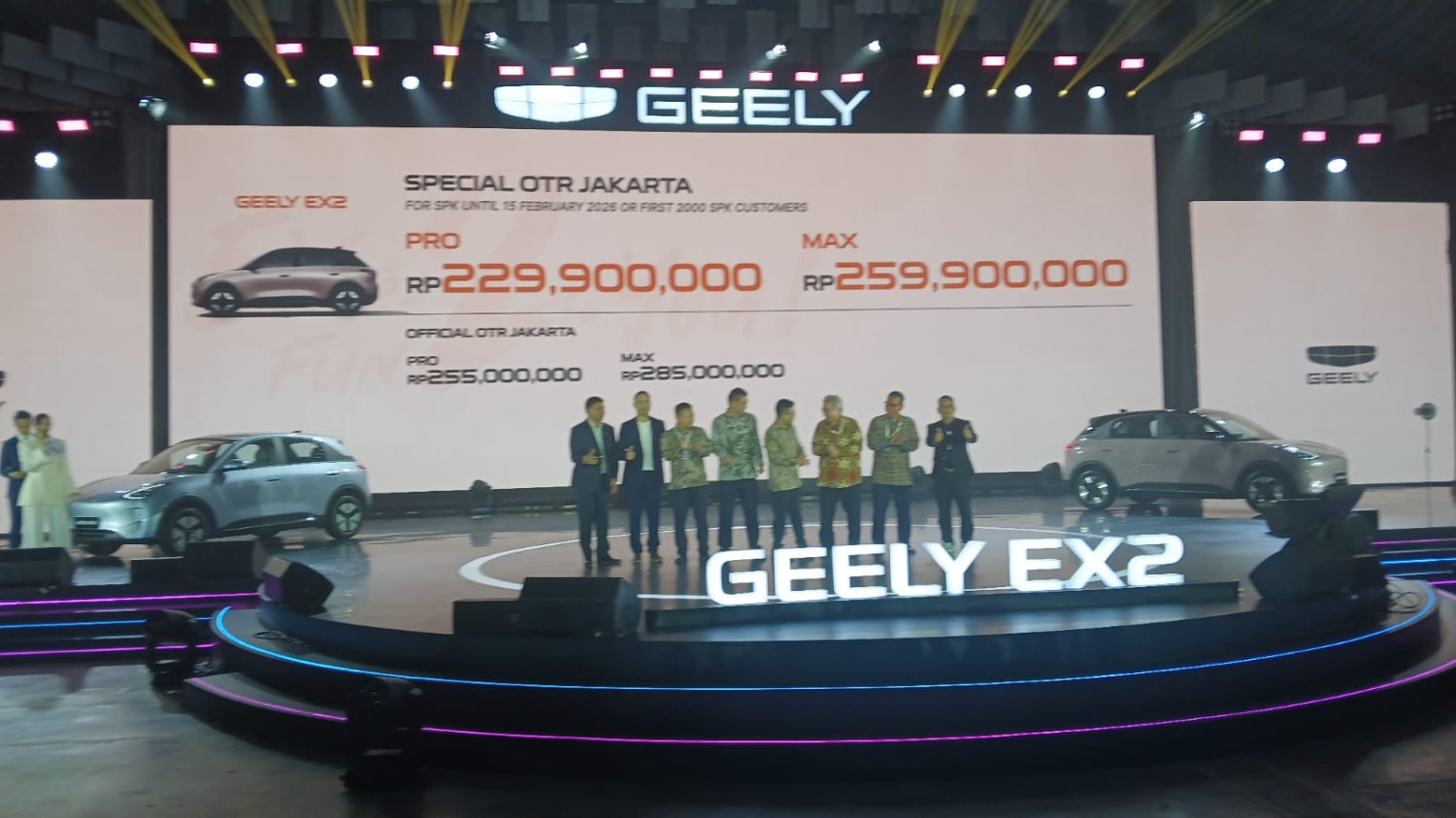Geely, Spesial Tawaran Pembelian Geely EX2 Hingga 15 Februari, Ini Detilnya