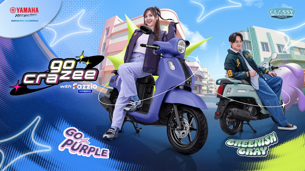 Bikin Gen Z Tergoda, Ini Pilihan Warna Baru dan Harga Yamaha Fazzio Hybrid 2026