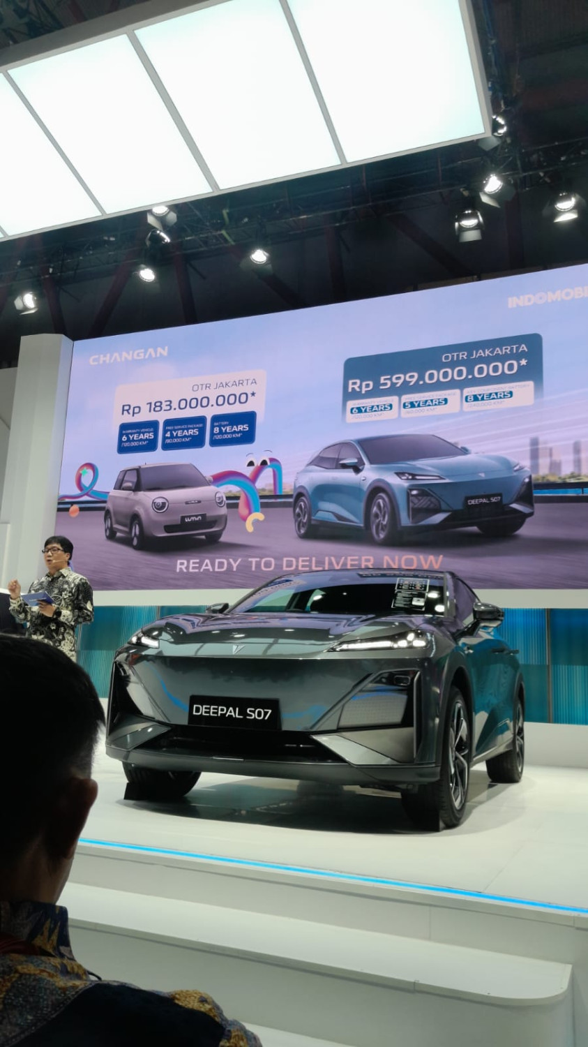 Debut di Indonesia, Changan Rilis Harga Terbaru Lumin dan Deepal SO7 di IIMS 2026