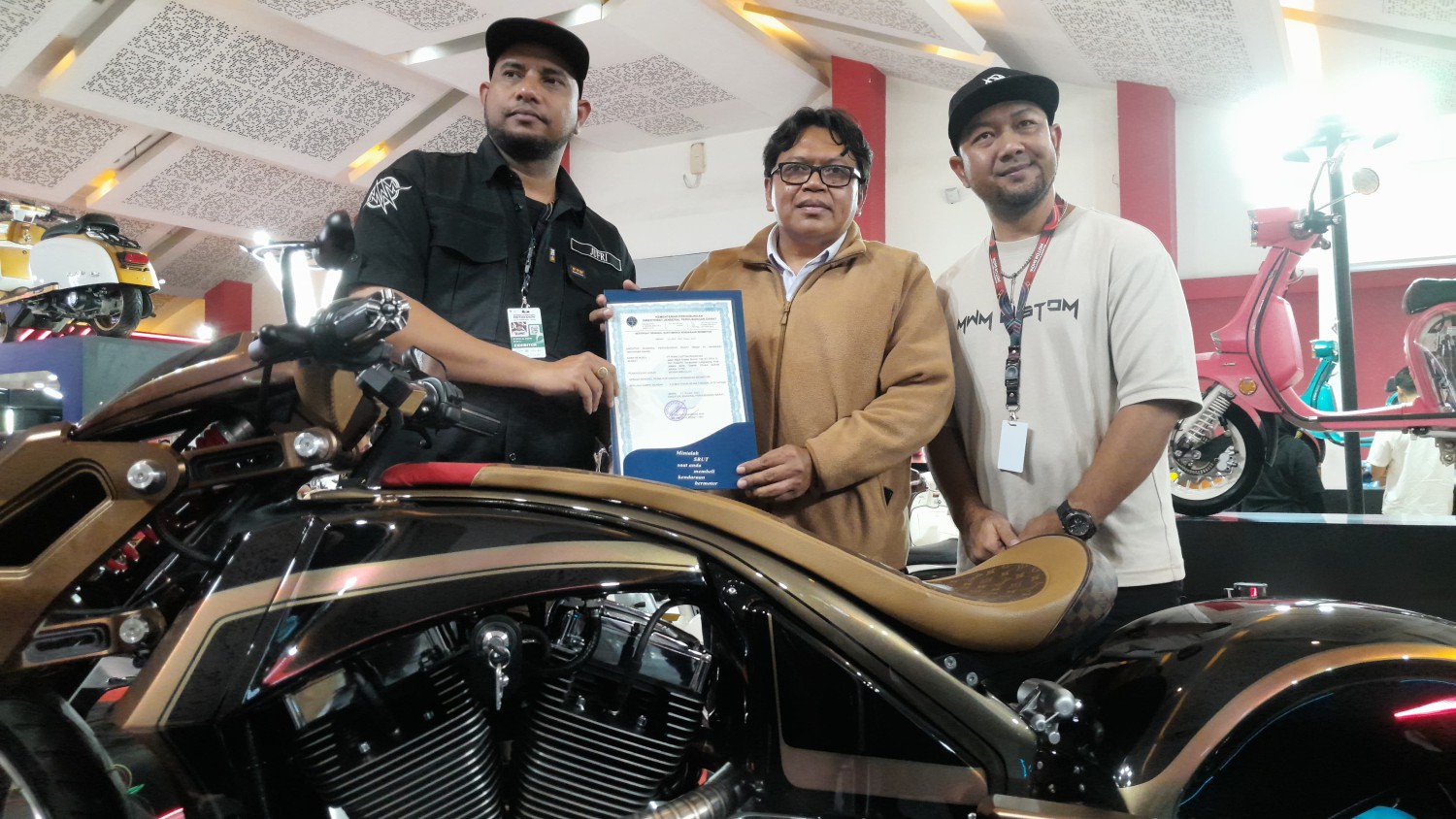 Bengkel Kustom Mulai Masuk Jalur Resmi, Ditjen Hubdat Sosialisasi Sertifikasi di IIMS 2026