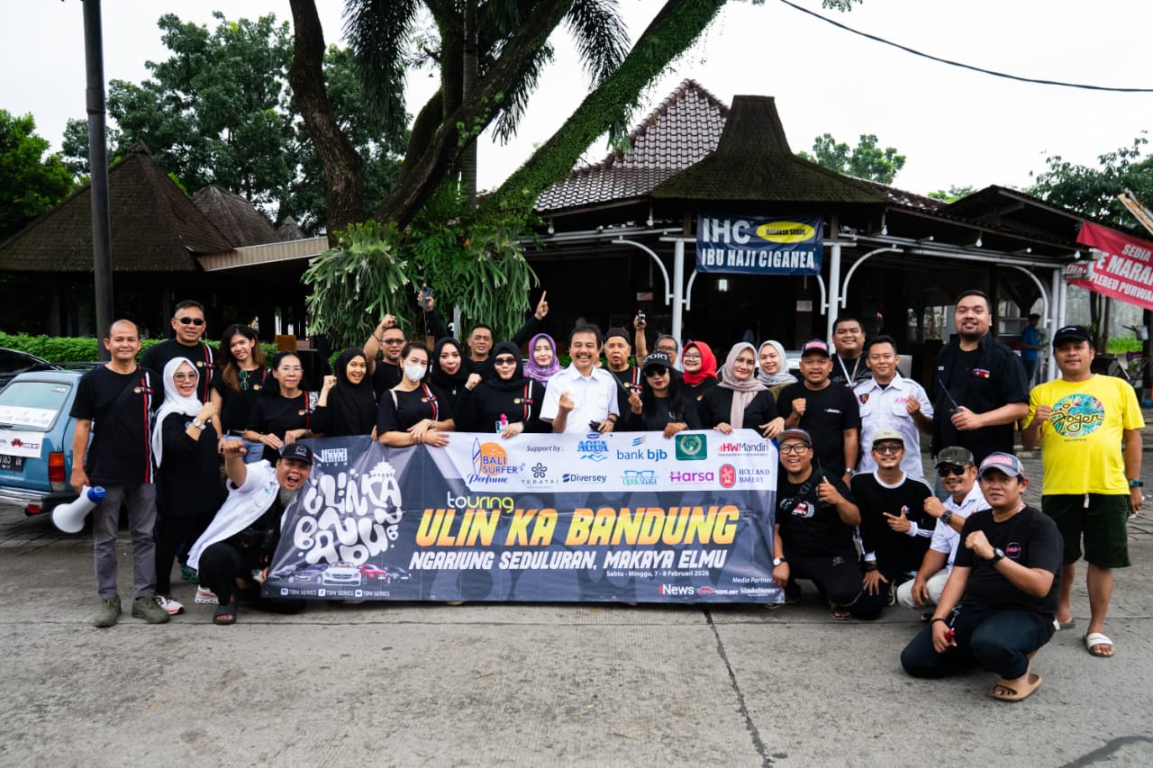 Komunitas TBN Series Turing ke Bandung, Gaungkan Nasionalisme Lewat Otomotif