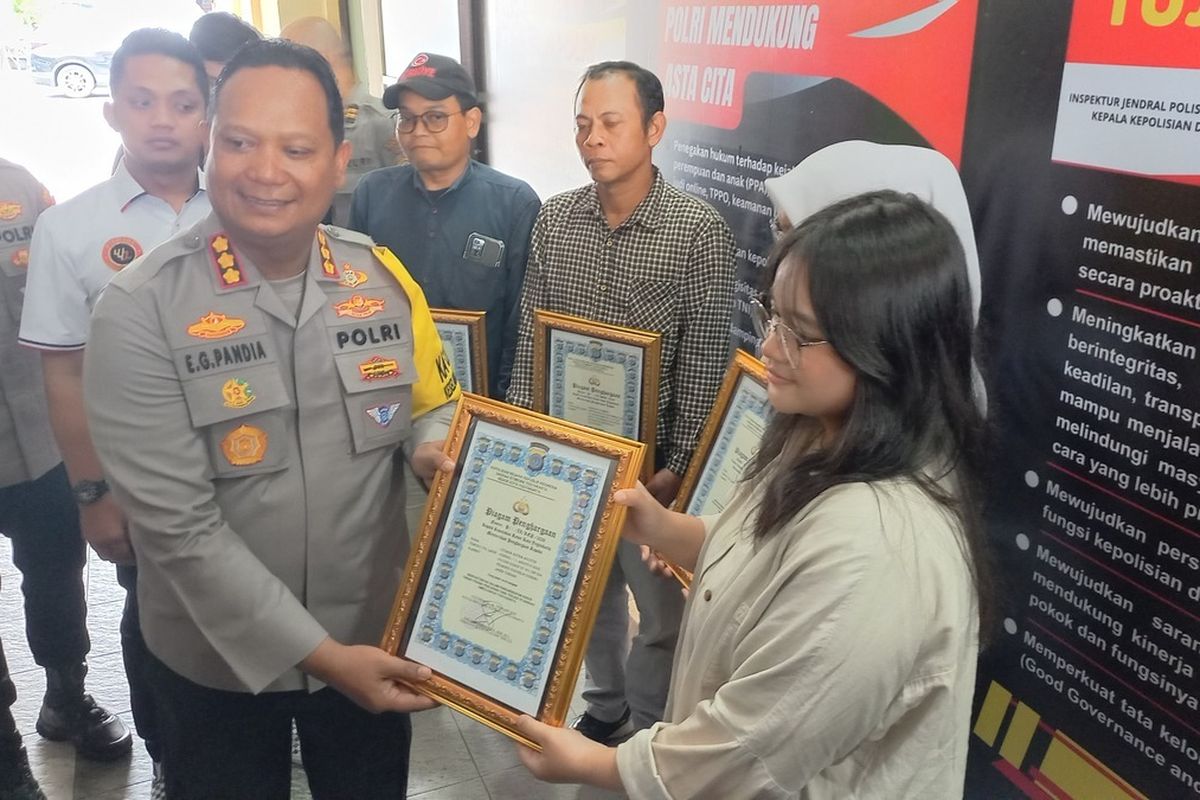 Bukan Dipidana, Wanita Kejar dan Tabrak Jambret di Jogja Dapat Piagam dan Hadiah