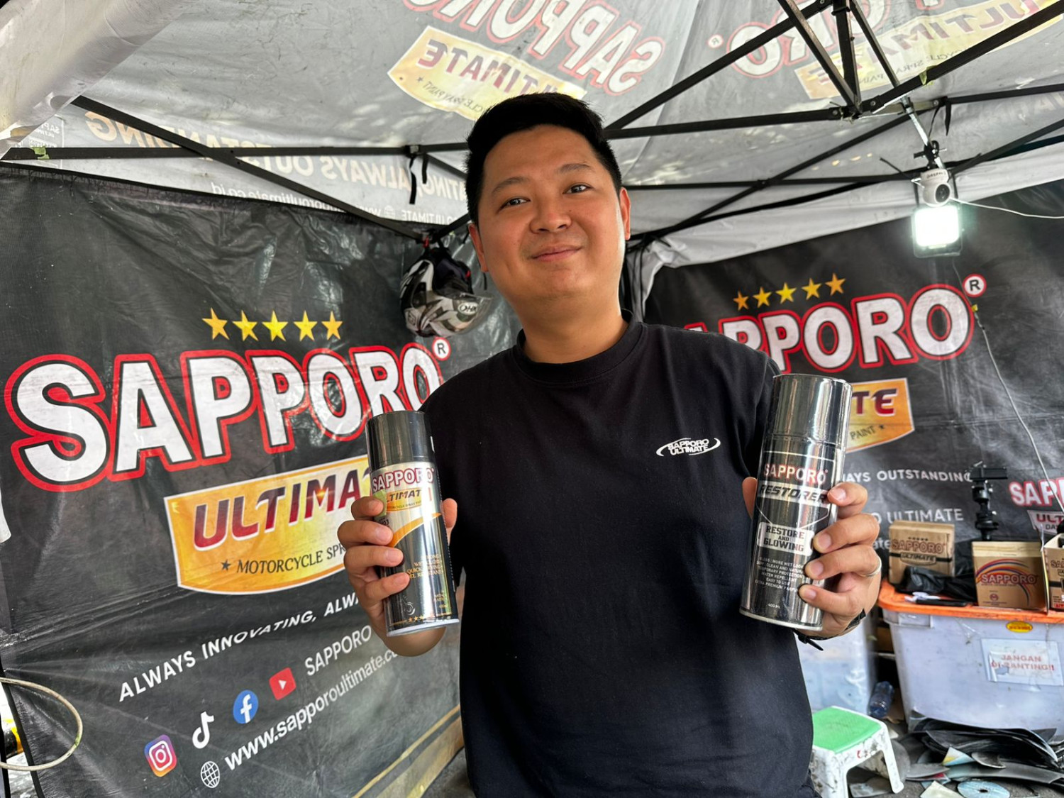 Cat Pelek Motor Bisa Ditunggu, Harga Cuma Rp 110 Ribu di Sapporo Gaspol