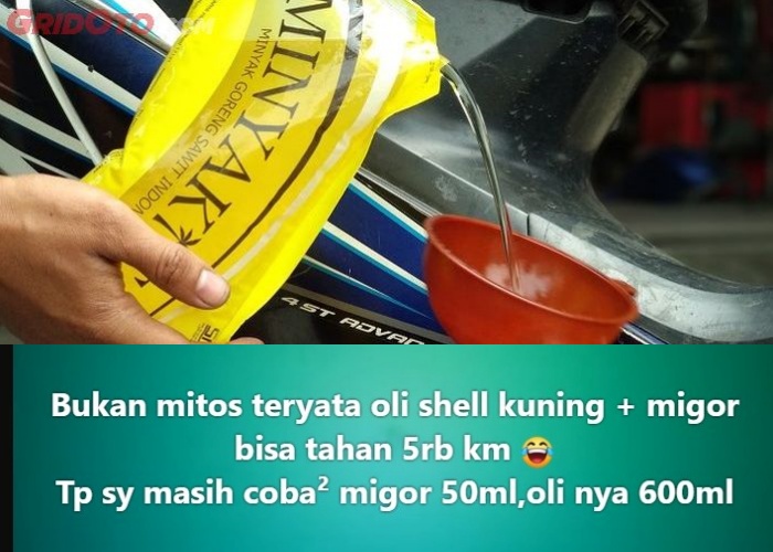 Minyak Goreng Bikin Oli Mesin Motor Tahan Sampai 5.000 Km? Ini Faktanya