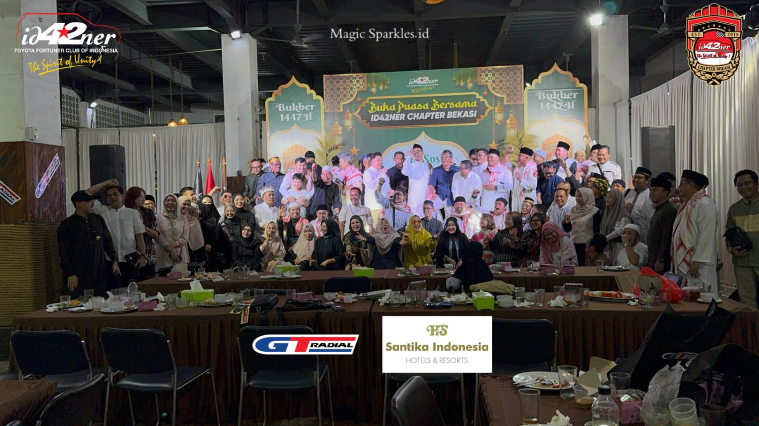 Komunitas Fortuner ID42NER Chapter Bekasi Gelar Bukber, Santuni Anak Yatim