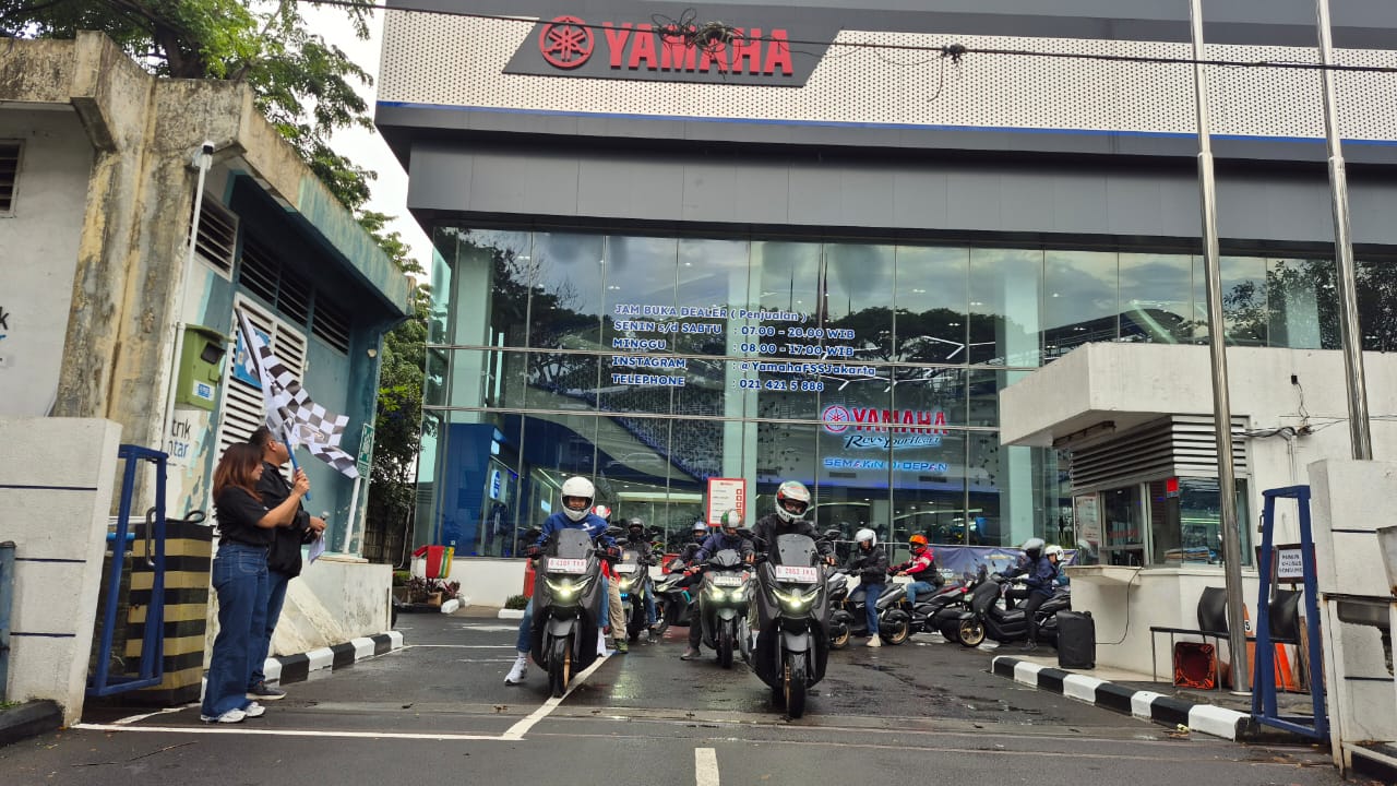 Yamaha Ajak Konsumen Riding Bareng di Jakarta, Member Sampai 2,8 Juta!