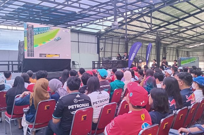 Kemang Diserbu Fans F1, Nobar Bertajuk Speedzone Watch Party Meriah