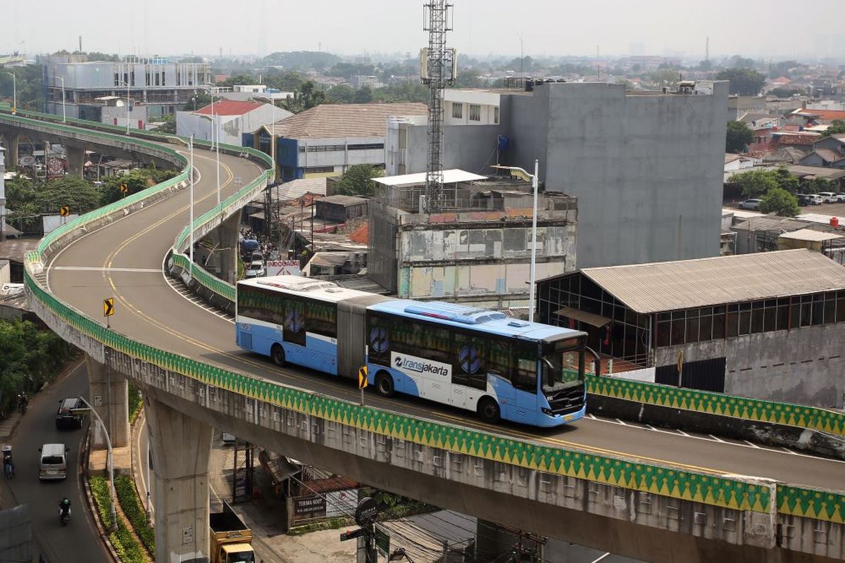 Mengenal Jalur Langit Bus TransJakarta, Melayang di Ketinggian 24 Meter Sejauh 9,3 Kilometer