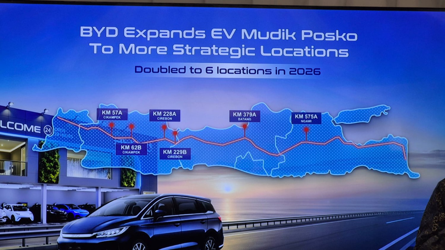 BYD Dirikan Posko Mudik Lebaran untuk Bantu Pengguna Mobil Listrik