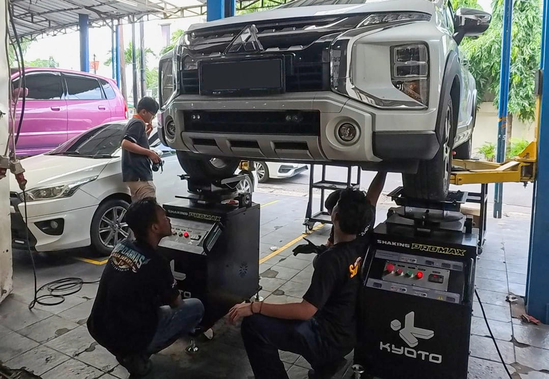 Cek Kondisi Kaki-kaki Pakai Kyoto Shaking Machine, Tersedia di Sini