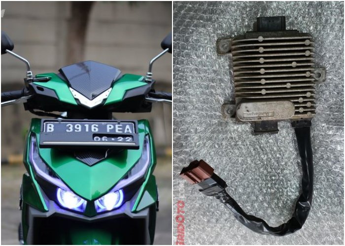 Honda, Jadi Pelajaran, ECU Honda Vario Jebol Gara-gara Pasang Part Ini